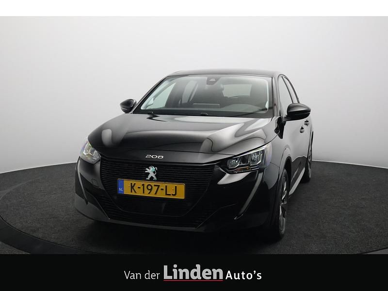 Zwart Occasion 2020 Peugeot e-208 Allure Hatchback | € 14.645 (Eerlijke prijs) - Afbeelding 1/4