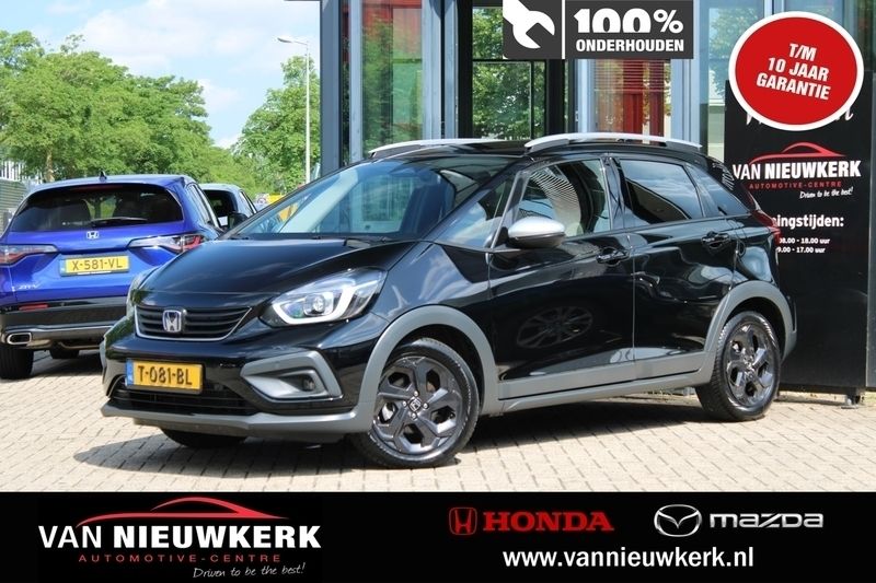 Zwart Gebruikt 2021 Honda Jazz Hybrid Hatchback | € 23.799 (Eerlijke prijs) - Afbeelding 1/4