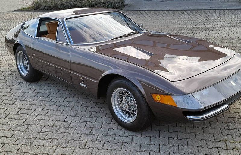 Bruinmarrone metallizzato Gebruikt 1970 Ferrari Daytona Coupé | € 850.000 - Afbeelding 1/4