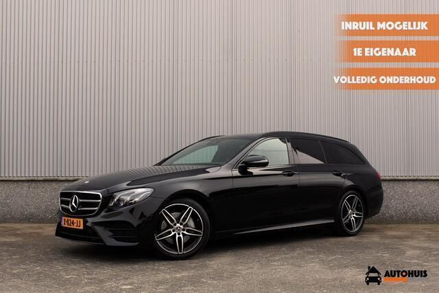 Zwart Gebruikt 2017 Mercedes E250 AMG line Stationwagen | € 27.900 (Eerlijke prijs) - Afbeelding 1/4