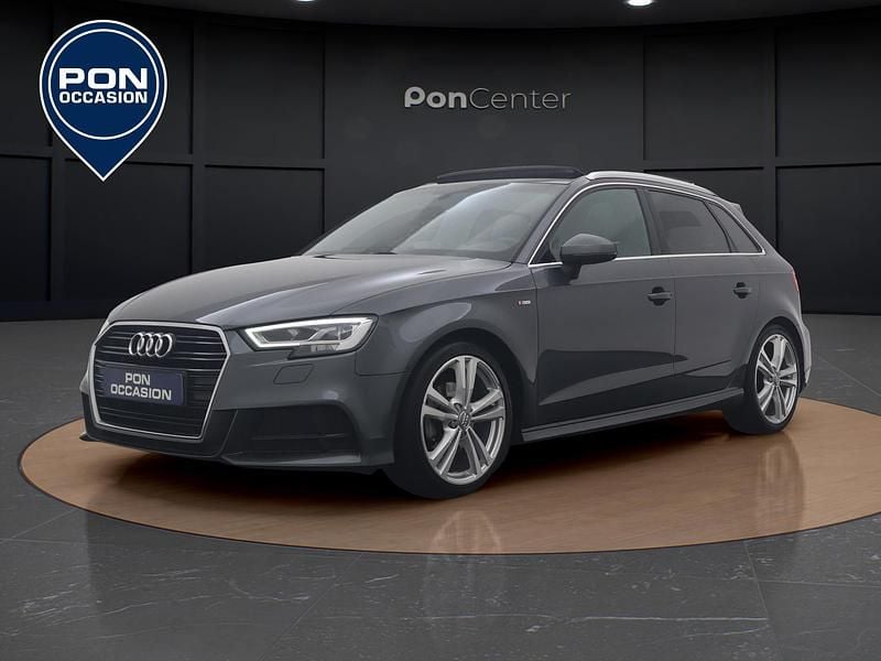 Grijs Gebruikt 2020 Audi A3 Sportback Sport Hatchback | € 22.950 (Eerlijke prijs) - Afbeelding 1/3