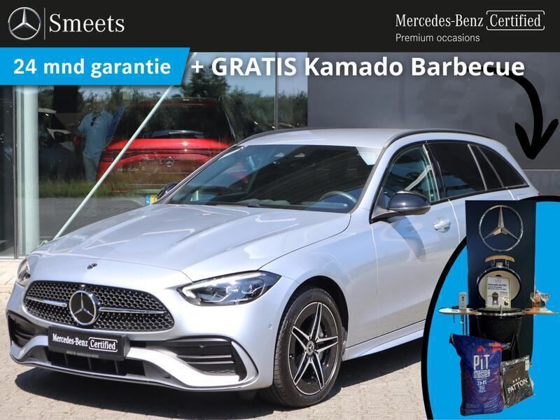 Grijs Gebruikt 2024 Mercedes C300 AMG line Stationwagen | € 53.945 (Eerlijke prijs) - Afbeelding 1/4