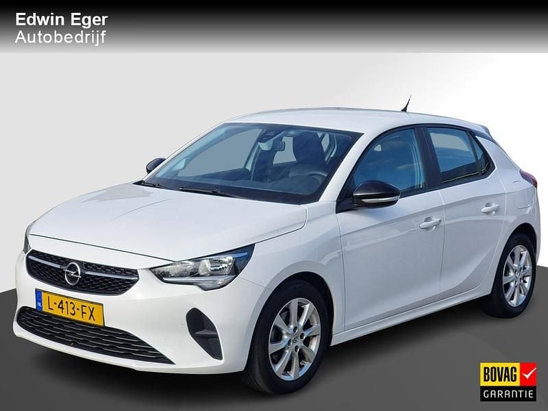 Wit Gebruikt 2021 Opel Corsa Edition Hatchback | € 12.545 (Eerlijke prijs) - Afbeelding 1/4