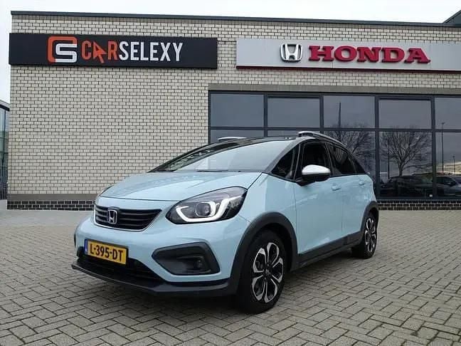 Blauw Gebruikt 2021 Honda Jazz Hybrid Hatchback | € 23.500 (Eerlijke prijs) - Afbeelding 1/4