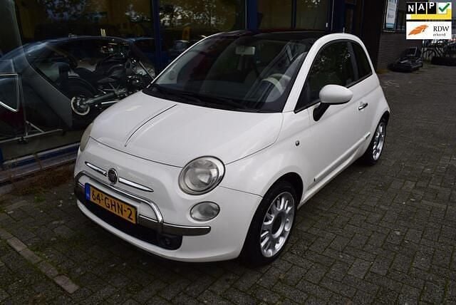 Wit Gebruikt 2008 Fiat 500 Pop Hatchback | € 2.500 (Super prijs) - Afbeelding 1/4