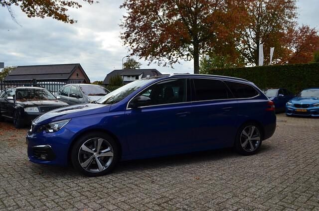 Occasion Peugeot 308 SW GT-line 131 PK (96 kW) 2018 Blauw Stationwagen