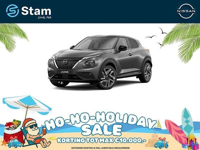 Two tone gunmetal grey / dak carbon black (gr Nieuw 2025 Nissan Juke Pack SUV | € 36.140 (Eerlijke prijs) - Afbeelding 1/4