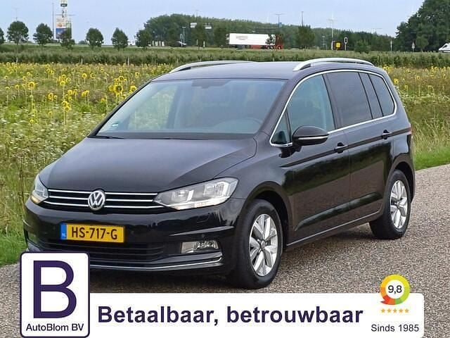 Zwart Gebruikt 2015 VW Touran Highline MPV | € 10.995 (Eerlijke prijs) - Afbeelding 1/4