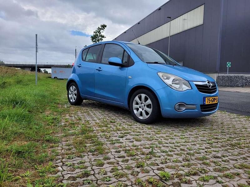 Blauw Gebruikt 2008 Opel Agila Enjoy Stationwagen | € 2.950 (Eerlijke prijs) - Afbeelding 1/4
