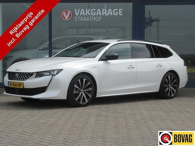 Wit Gebruikt 2020 Peugeot 508 SW GT-line Stationwagen | € 28.950 - Afbeelding 1/4