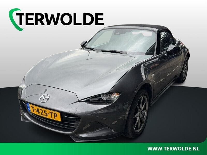 Grijs Gebruikt 2023 Mazda MX5 Luxury Cabriolet | € 32.795 (Eerlijke prijs) - Afbeelding 1/2