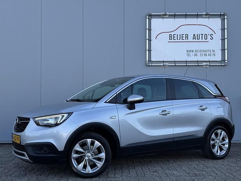 Grijs Gebruikt 2019 Opel Crossland Innovation SUV | € 11.895 (Eerlijke prijs) - Afbeelding 1/4