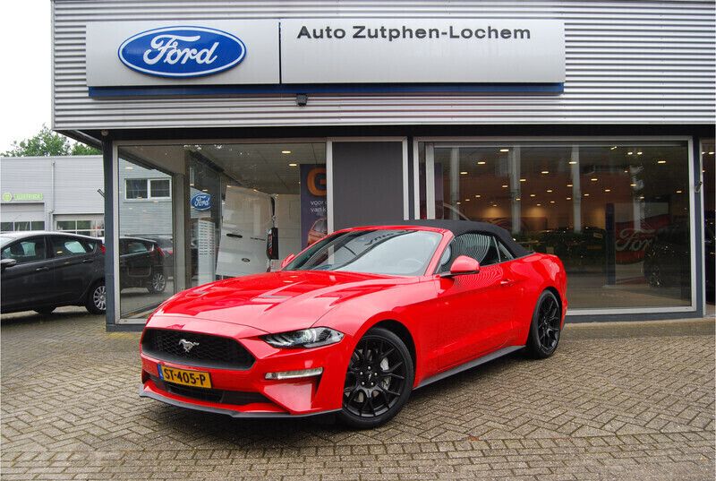 Rood Gebruikt 2018 Ford Mustang Convertible Cabriolet | € 42.500 (Eerlijke prijs) - Afbeelding 1/4