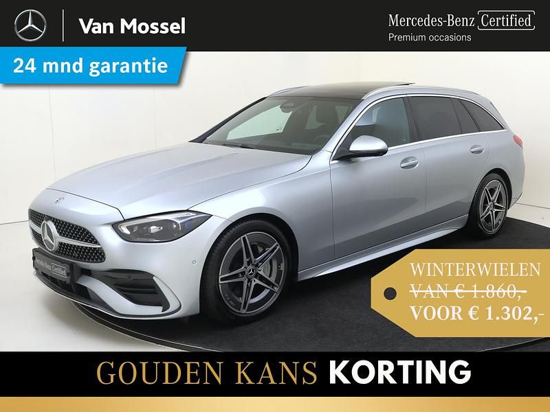 Grijs Gebruikt 2025 Mercedes C180 AMG line Stationwagen | € 46.945 (Eerlijke prijs) - Afbeelding 1/4