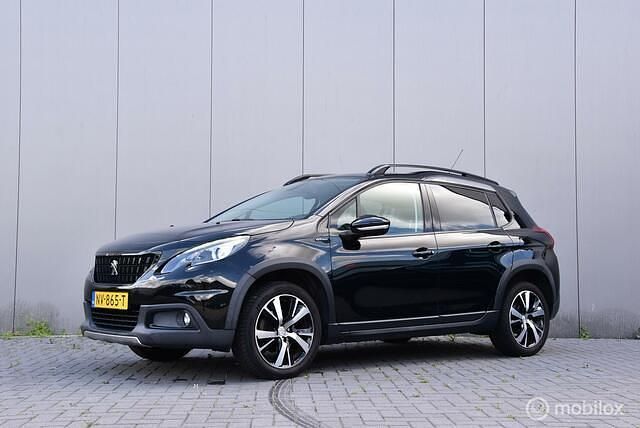 Zwart Gebruikt 2017 Peugeot 2008 GT-line SUV | € 9.150 - Afbeelding 1/4