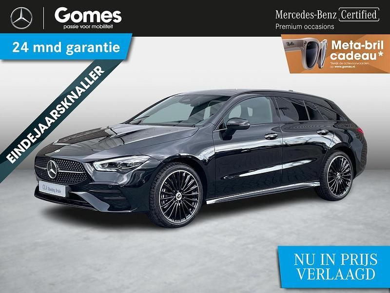 Zwart Occasion 2024 Mercedes CLA250e Shooting Brake AMG line Stationwagen | € 39.950 (Eerlijke prijs) - Afbeelding 1/4
