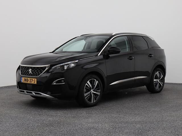 Zwart Gebruikt 2020 Peugeot 3008 Allure SUV | € 18.700 (Super prijs) - Afbeelding 1/4