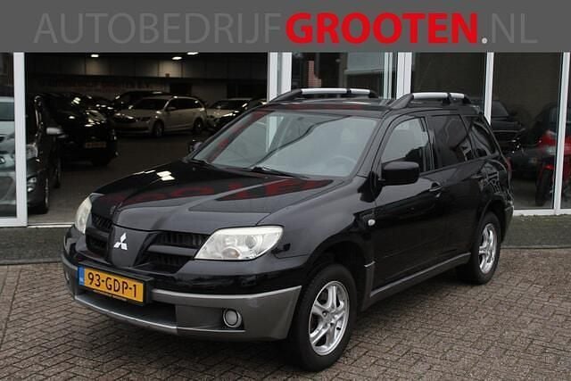 Zwart Gebruikt 2008 Mitsubishi Outlander SUV | € 3.999 (Super prijs) - Afbeelding 1/4