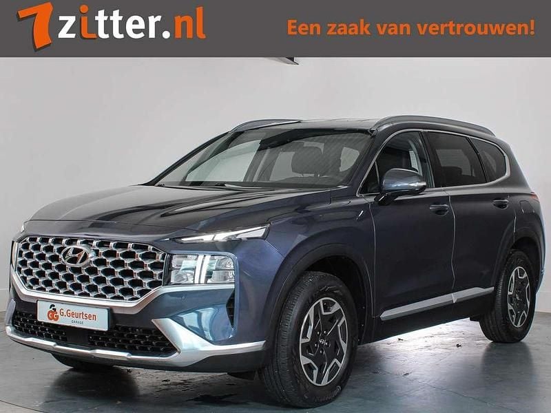 Blauw Gebruikt 2021 Hyundai Santa Fe Comfort SUV | € 28.895 (Eerlijke prijs) - Afbeelding 1/4