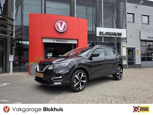 Zwart Gebruikt 2018 Nissan Qashqai Tekna SUV | € 17.945 (Eerlijke prijs) - Afbeelding 1/4