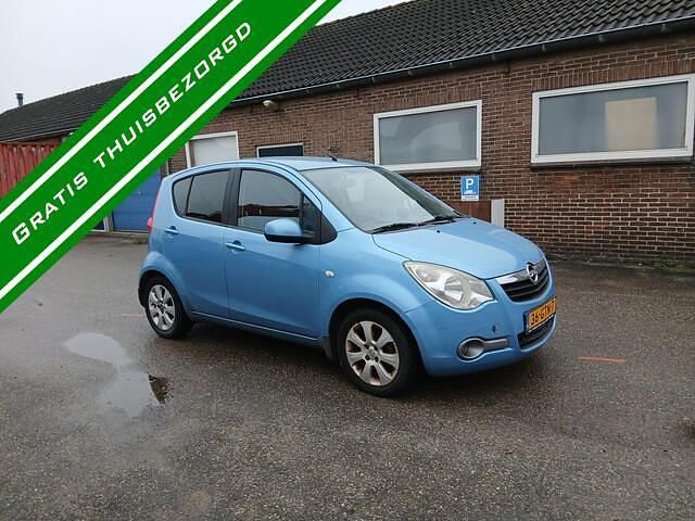 Blauw Gebruikt 2008 Opel Agila Hatchback | € 1.649 (Super prijs) - Afbeelding 1/4