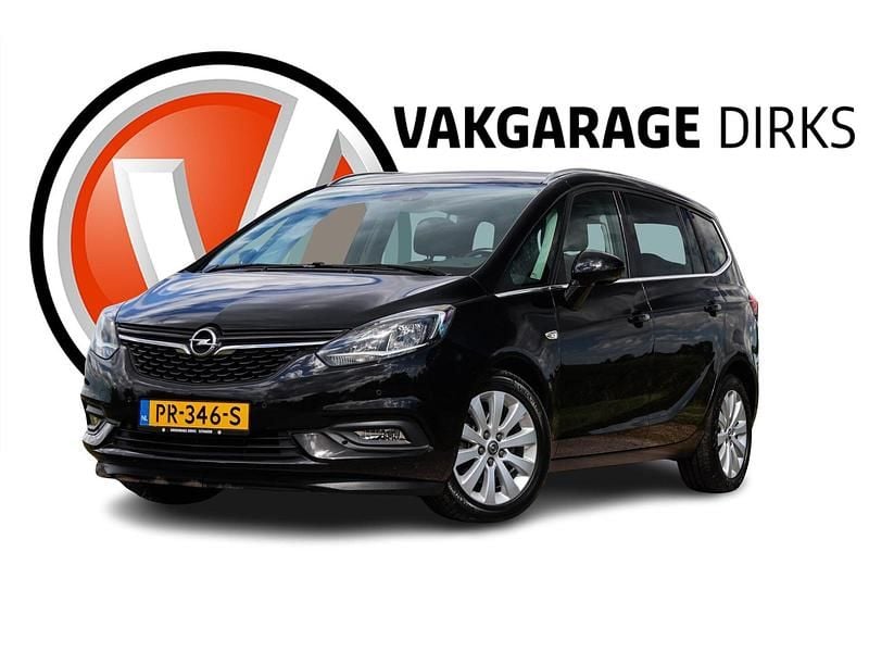 Zwart, metallic lak Gebruikt 2017 Opel Zafira Innovation MPV | € 16.890 (Eerlijke prijs) - Afbeelding 1/3