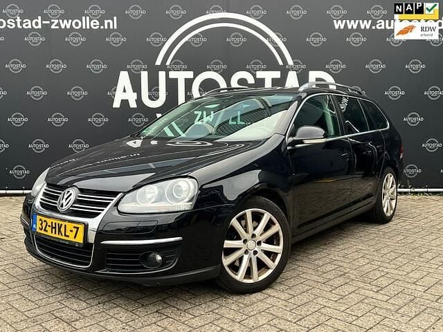 Zwart Gebruikt 2009 VW Golf VI Highline Stationwagen | € 2.749 (Goede deal) - Afbeelding 1/4