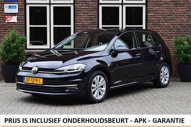 Zwart Gebruikt 2019 VW Golf VII Comfortline Hatchback | € 15.749 (Eerlijke prijs) - Afbeelding 1/4