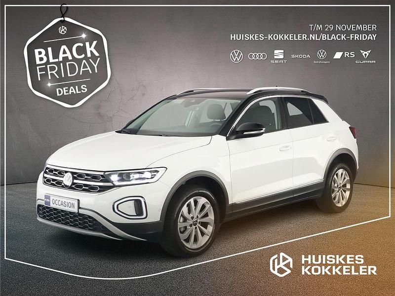 Wit Gebruikt 2024 VW T-Roc Style SUV | € 34.400 (Eerlijke prijs) - Afbeelding 1/4