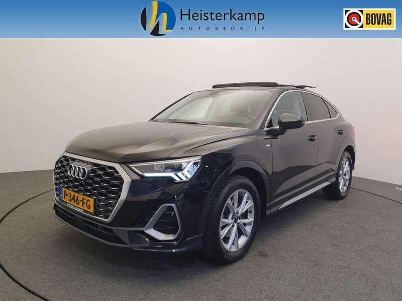 Zwart Gebruikt 2021 Audi Q3 Sportback S-Line SUV | € 38.950 (Goede deal) - Afbeelding 1/4