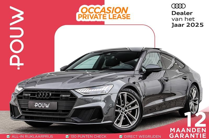 Grijs Gebruikt 2022 Audi A7 Sportback S-Line Hatchback | € 49.900 (Duur) - Afbeelding 1/4