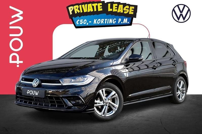 Zwart Gebruikt 2024 VW Polo R-line Edition Hatchback | € 34.450 - Afbeelding 1/4
