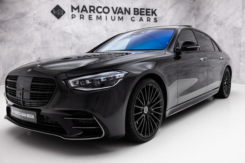 Grijs Gebruikt 2022 Mercedes S580 AMG line Sedan | € 105.545 (Eerlijke prijs) - Afbeelding 1/4