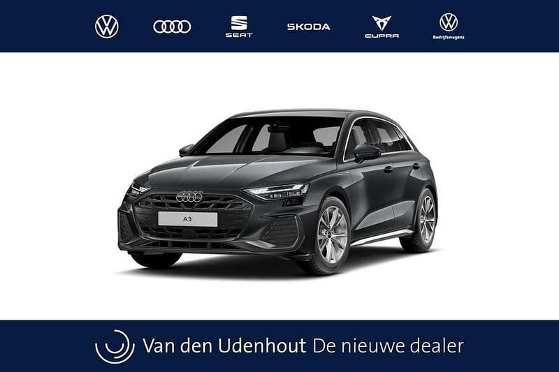 Grijs Nieuw 2025 Audi A3 Sportback e-tron Design Sedan | € 47.840 (Super prijs) - Afbeelding 1/4