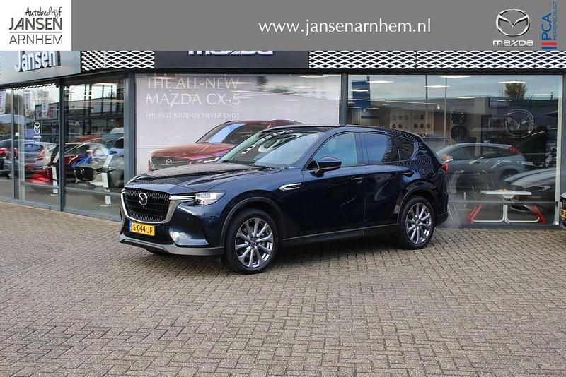 Deep crystal blue (donker blauw) Occasion 2023 Mazda CX-60 Exclusive-Line SUV | € 39.950 (Iets duurder) - Afbeelding 1/4