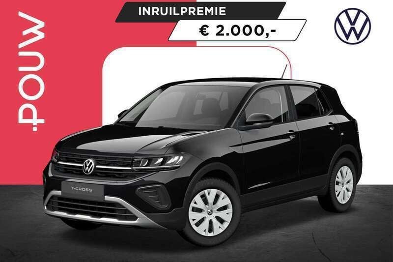 Zwart, metallic lak Nieuw 2025 VW T-Cross Edition SUV | € 29.250 (Goede deal) - Afbeelding 1/4