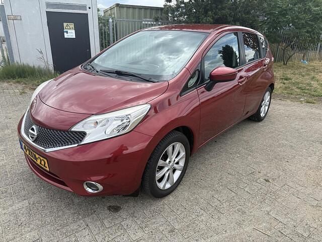 Rood Gebruikt 2014 Nissan Note S MPV | € 3.999 (Eerlijke prijs) - Afbeelding 1/4