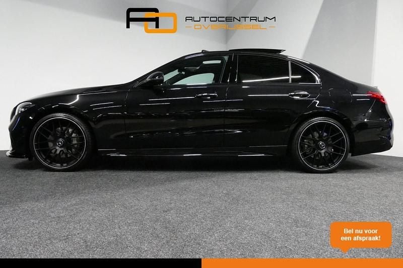 Zwart Gebruikt 2023 Mercedes C63S AMG AMG line Sedan | € 54.900 - Afbeelding 1/4