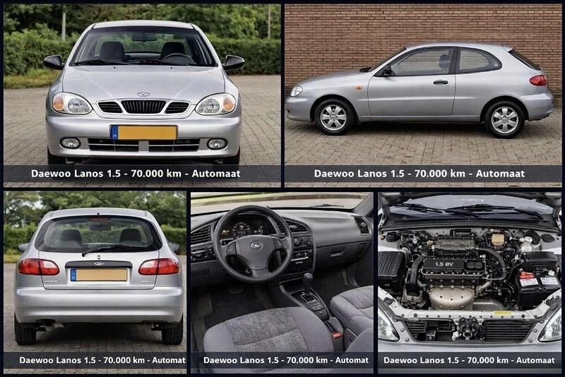 Grijs Occasion 1999 Chevrolet Lanos SX Sedan | € 1.500 - Afbeelding 1/1