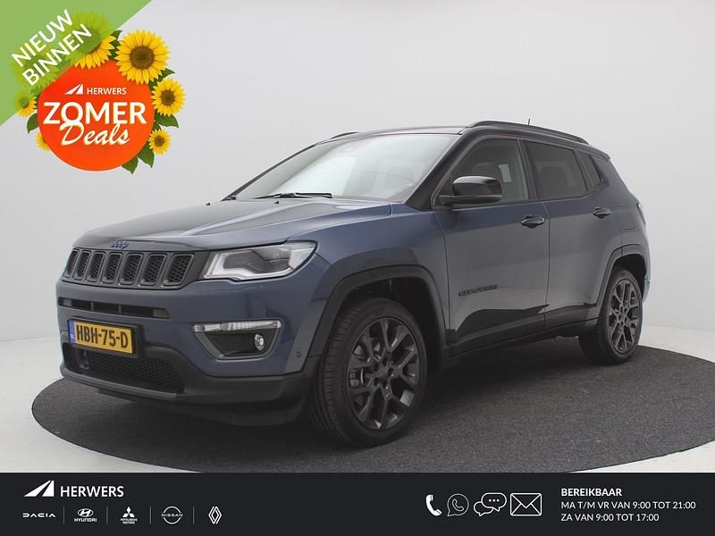 Blauw Gebruikt 2021 Jeep Compass Trailhawk SUV | € 25.785 (Eerlijke prijs) - Afbeelding 1/4