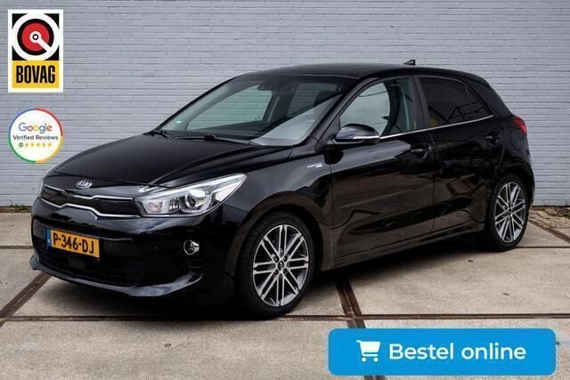 Zwart, metallic lak Gebruikt 2019 Kia Rio Platinum Hatchback | € 16.750 (Eerlijke prijs) - Afbeelding 1/4