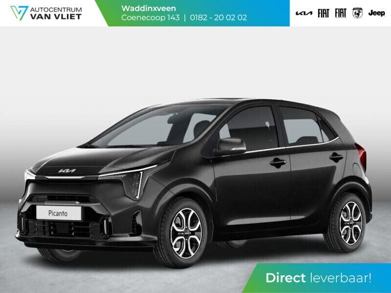 Zwart Nieuw 2024 Kia Picanto 3 Hatchback | € 21.795 (Duur) - Afbeelding 1/4