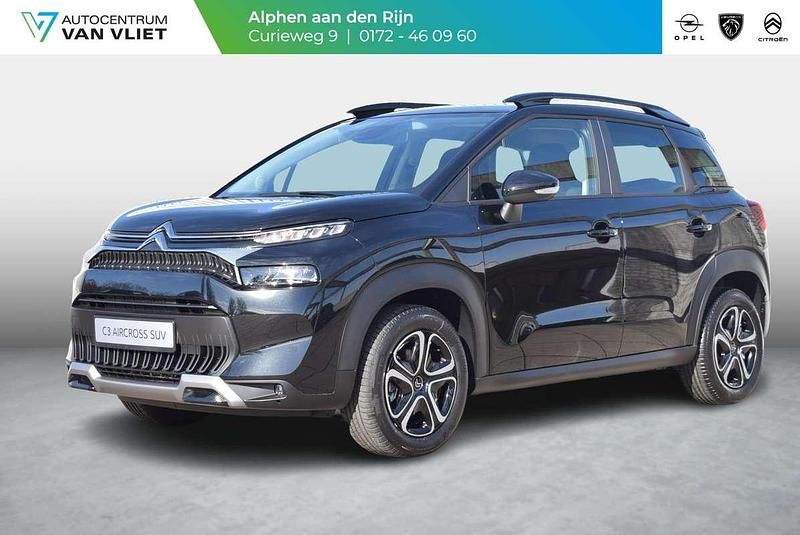 Zwart Gebruikt 2023 Citroën C3 Aircross Feel SUV | € 24.580 (Duur) - Afbeelding 1/4