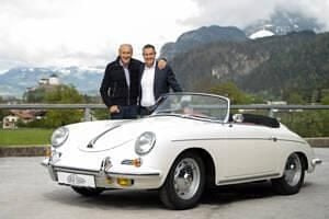 Witelfenbeinweiß (farbnummer: 6004) Occasion 1960 Porsche 356 Cabriolet | € 390.000 - Afbeelding 1/4