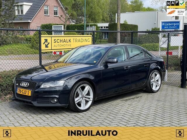 Occasion Audi A4 Proline 160 PK (117 kW) 2008 Zwart, metallic lak Sedan