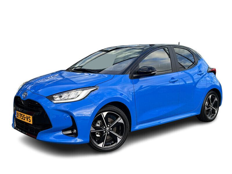 Blauw Gebruikt 2024 Toyota Yaris Hybrid Edition Hatchback | € 29.845 (Super prijs) - Afbeelding 1/4