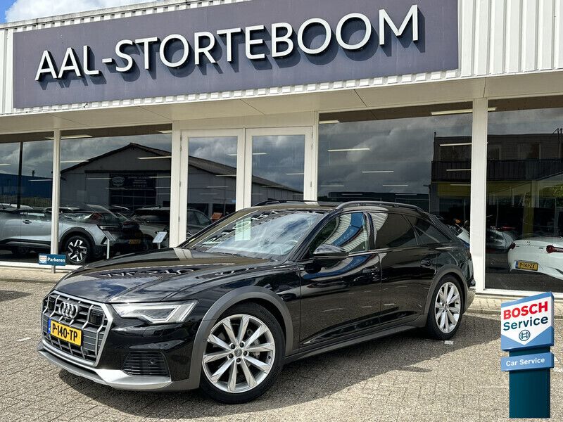 Zwart Gebruikt 2021 Audi A6 Premium Stationwagen | € 54.500 - Afbeelding 1/4