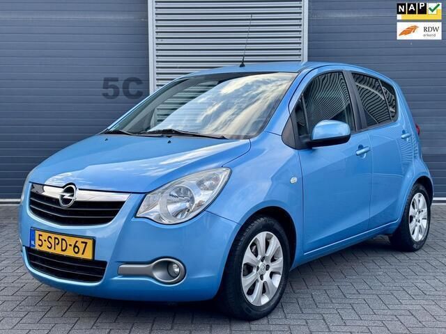 Blauw Gebruikt 2008 Opel Agila Enjoy Hatchback | € 2.650 (Eerlijke prijs) - Afbeelding 1/4