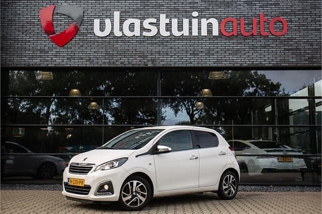 Wit Gebruikt 2020 Peugeot 108 Allure Hatchback | € 9.250 (Eerlijke prijs) - Afbeelding 1/4