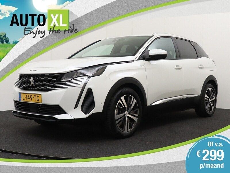 Wit Gebruikt 2021 Peugeot 3008 Allure SUV | € 22.940 (Goede deal) - Afbeelding 1/4